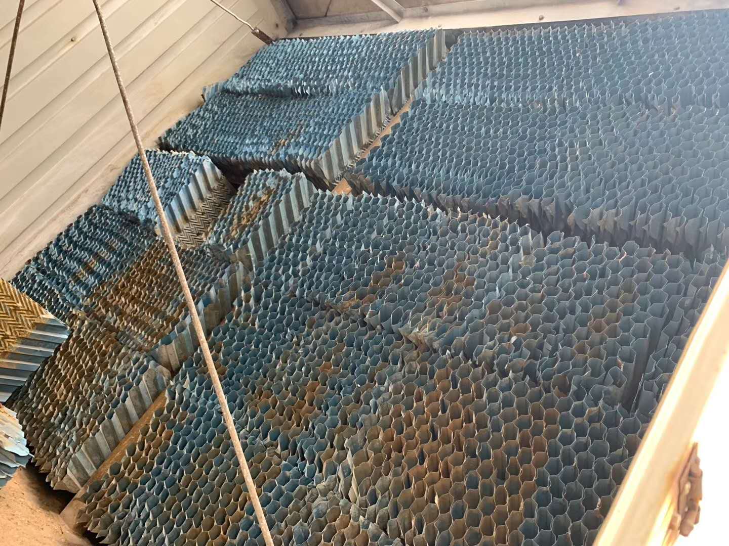 拆下的旧料