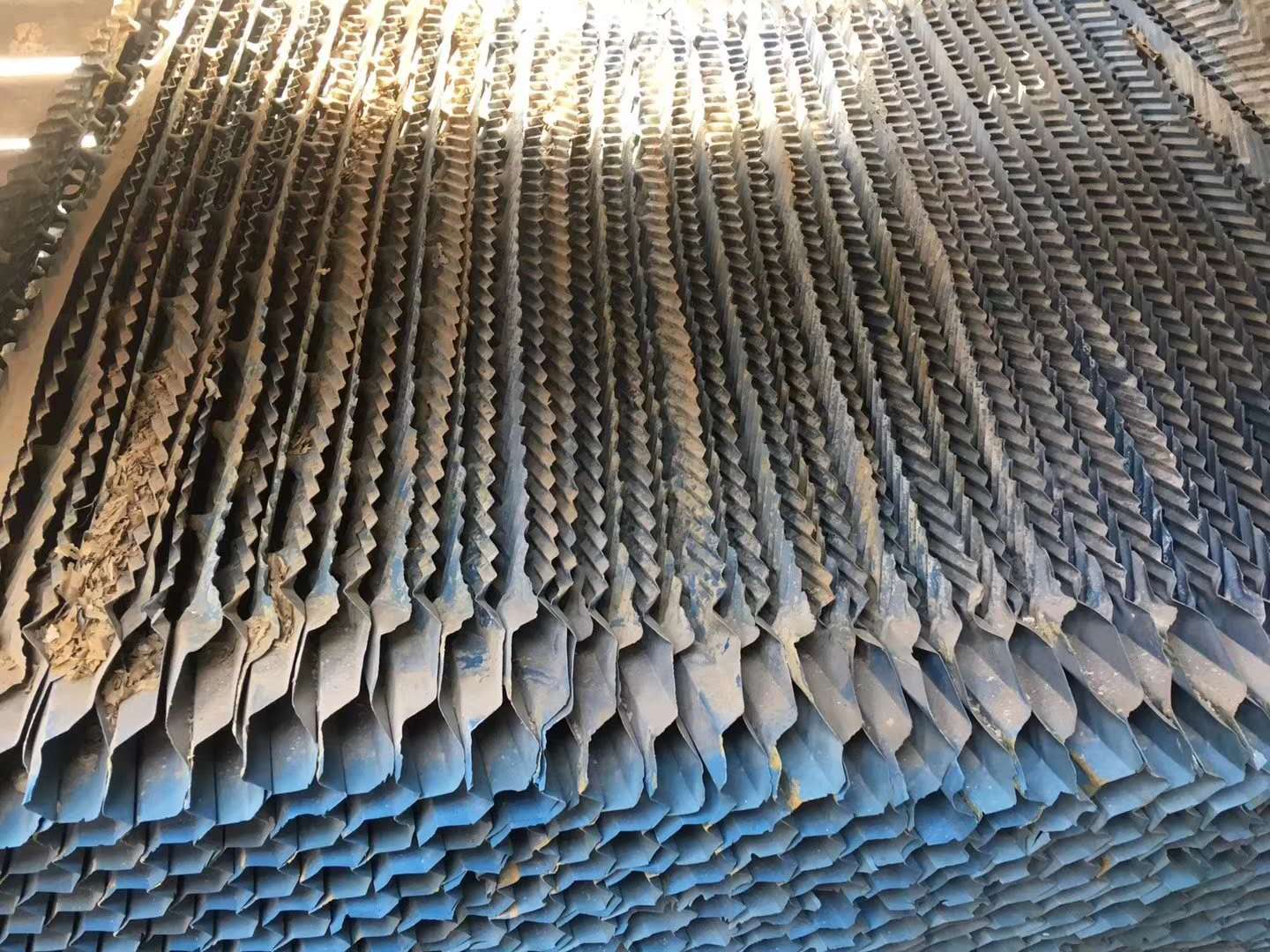 拆下的旧料